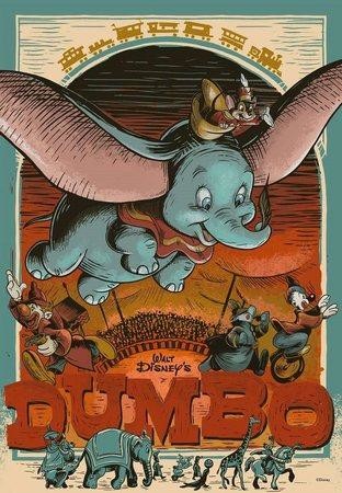 RAVENSBURGER Puzzle Disney 100 let: Dumbo 300 dílků