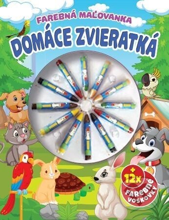 Farebná maľovanka - Domáce zvieratká - Foni book