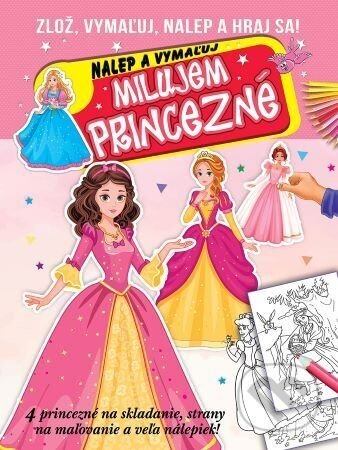 Milujem princezné - nalep a vymaľuj - Foni book