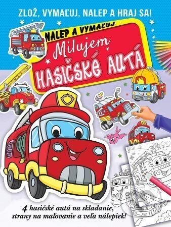 Milujem hasičské autá - nalep a vymaľuj - Foni book