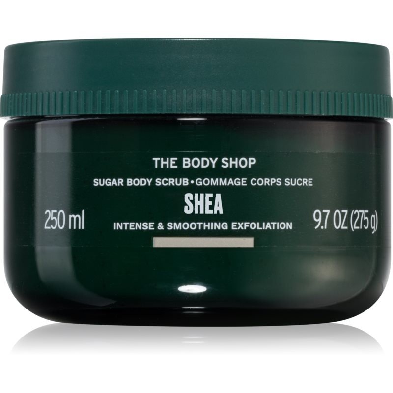 The Body Shop Shea cukrový tělový peeling s bambuckým máslem 250 ml