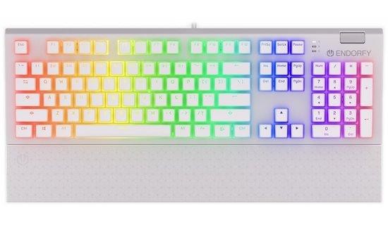 Endorfy herní klávesnice Omnis OWH Pudd.Kailh RD RGB /USB/ red switch / drátová / mechanická / US layout / bílá RGB, EY5A036