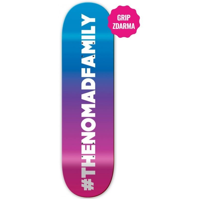 SK8 DESKA NOMAD Hashtag Logo - 8.0