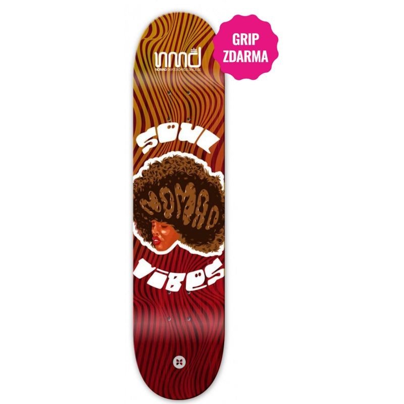 SK8 DESKA NOMAD Soul Vibes Red - 8.0