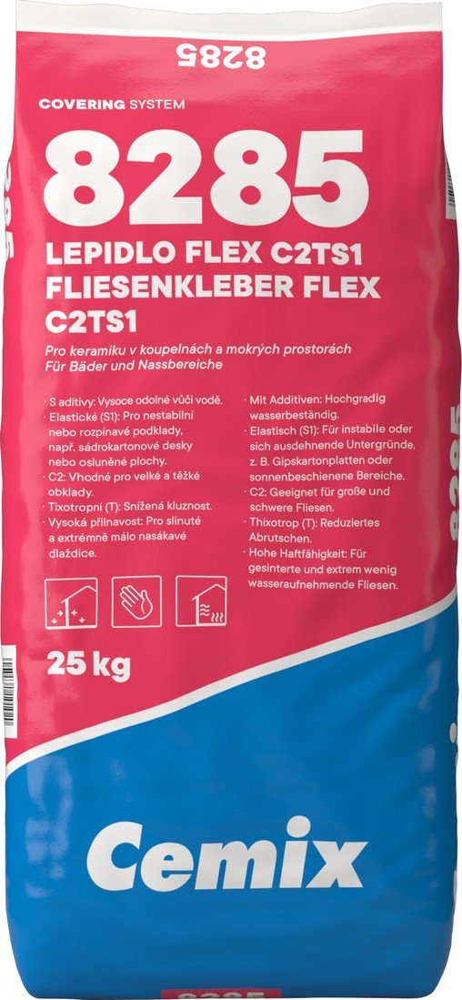 Lepidlo cementové C2T S1 Cemix 8285 FLEX 25 kg