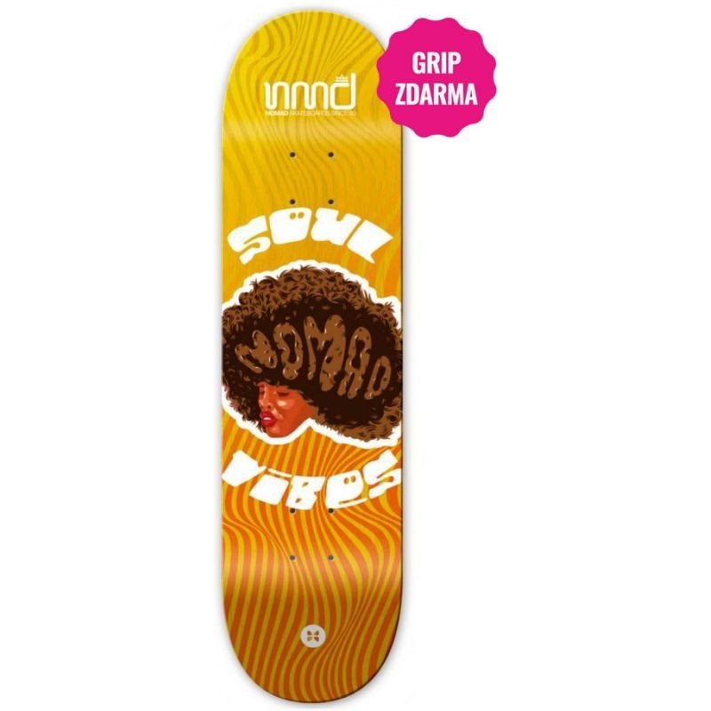 SK8 DESKA NOMAD Soul Vibes Yellow - 8.0