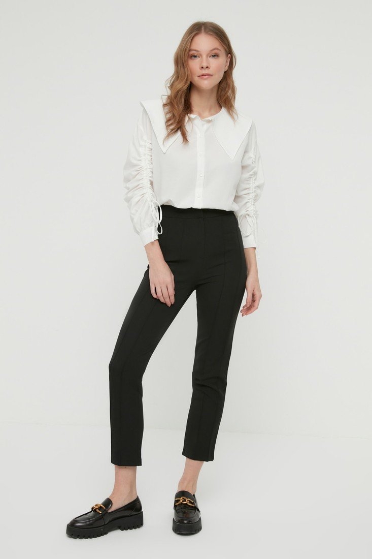 Trendyol Pants - Black - Cigarette pants