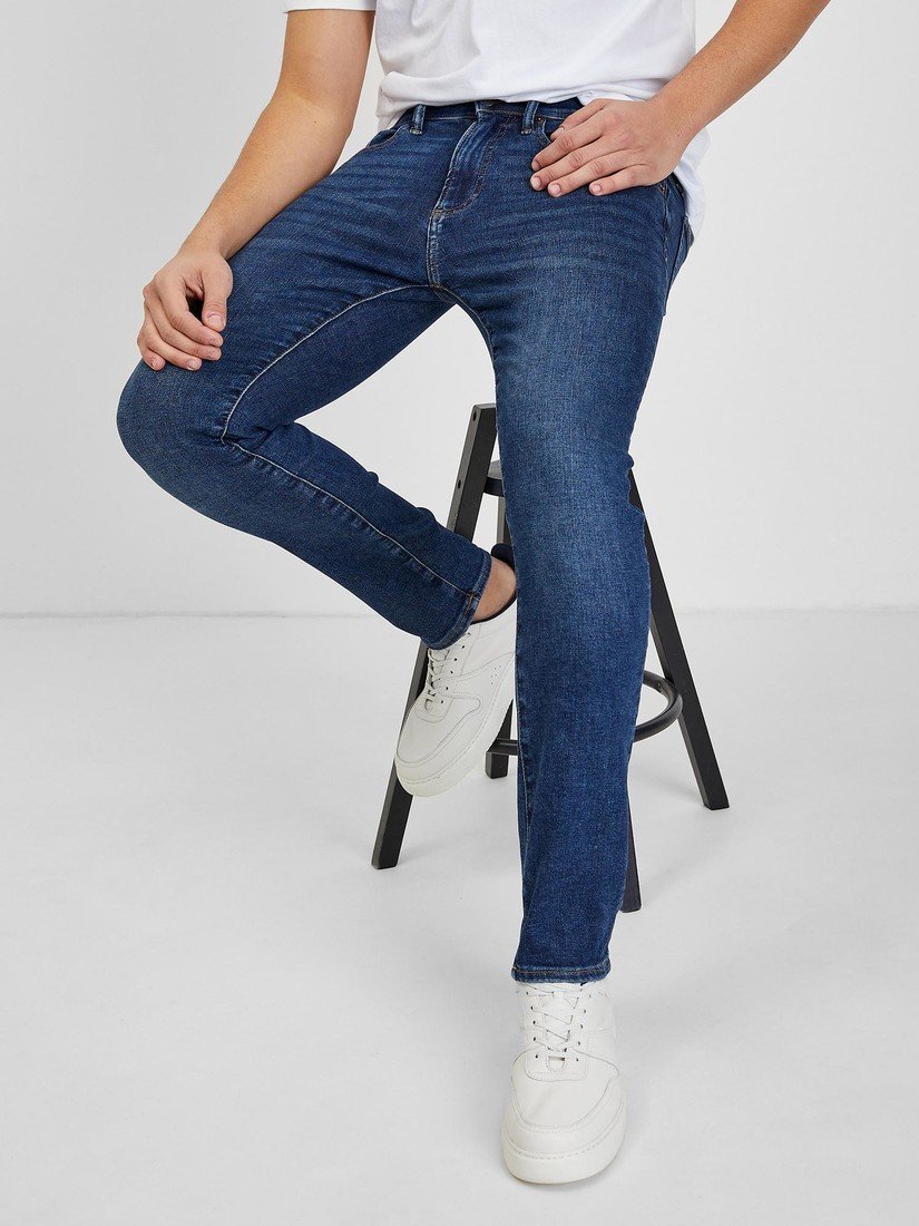 GAP Džíny skinny soft high stretch - Pánské