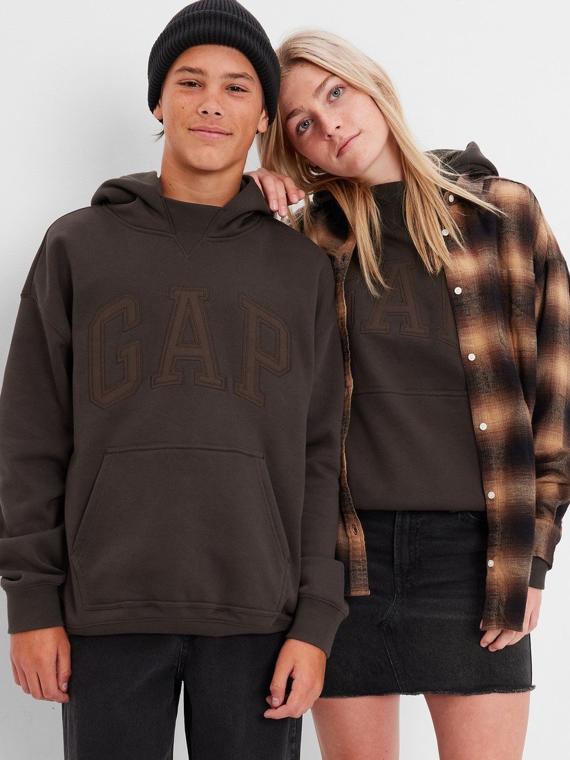 GAP Teen mikina logo hoodie - Kluci