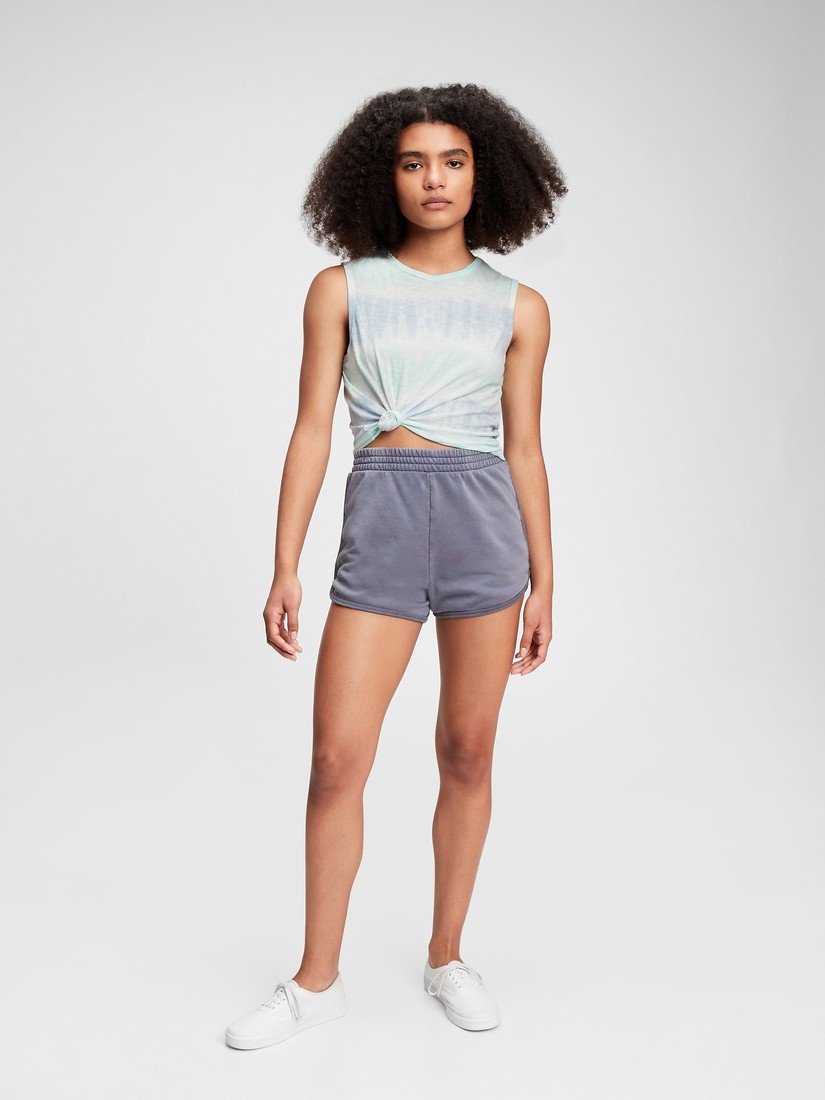 GAP Dětské šorty high rise dolphin shorts - Holky