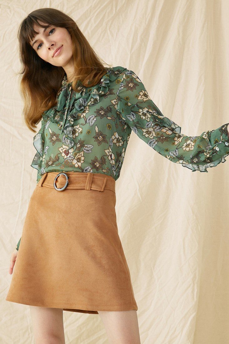 Koton Skirt - Brown - Mini