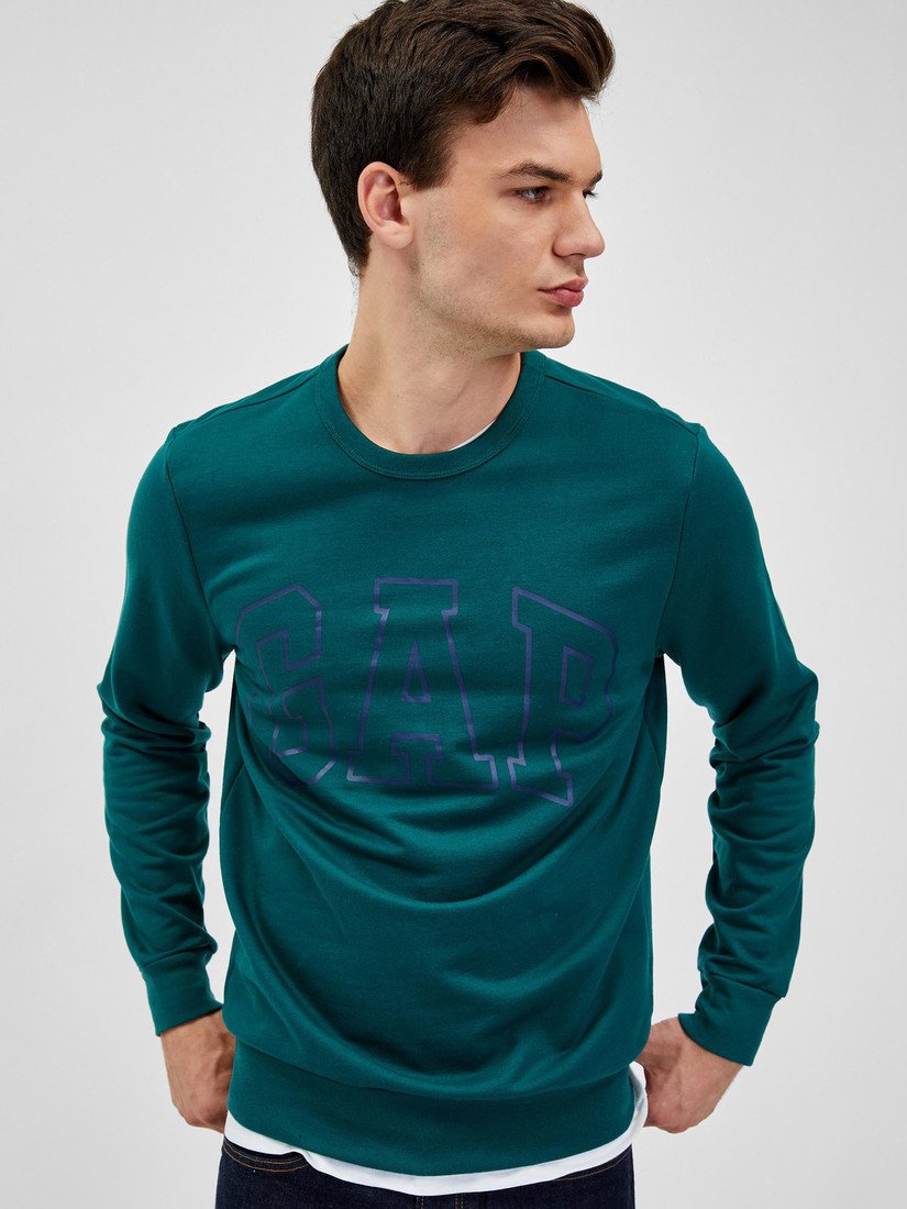 GAP Mikina logo fleece - Pánské