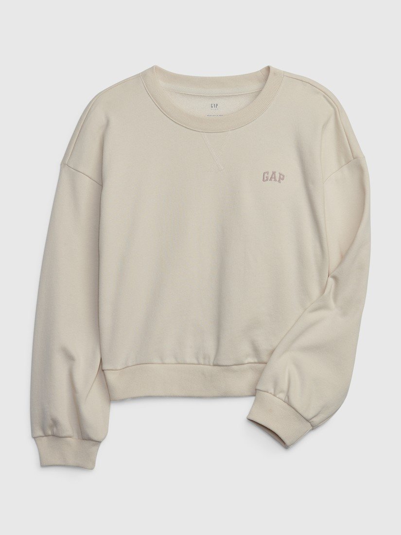 GAP Dětská mikina logo oversized - Holky