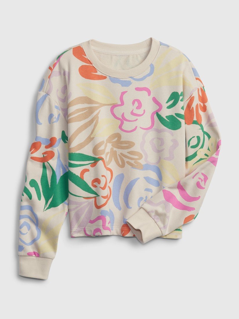 GAP Dětská mikina floral - Holky