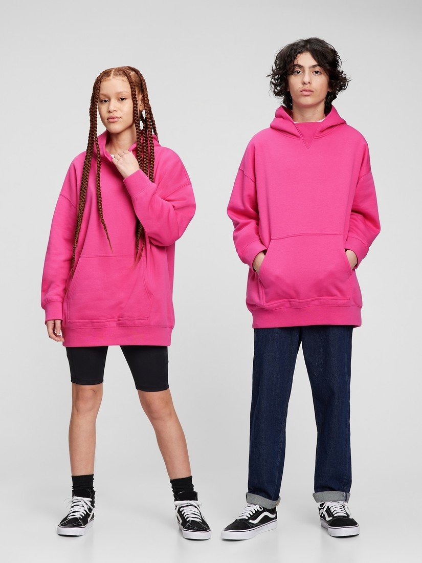 GAP Teen mikina s kapucí oversized - unisex