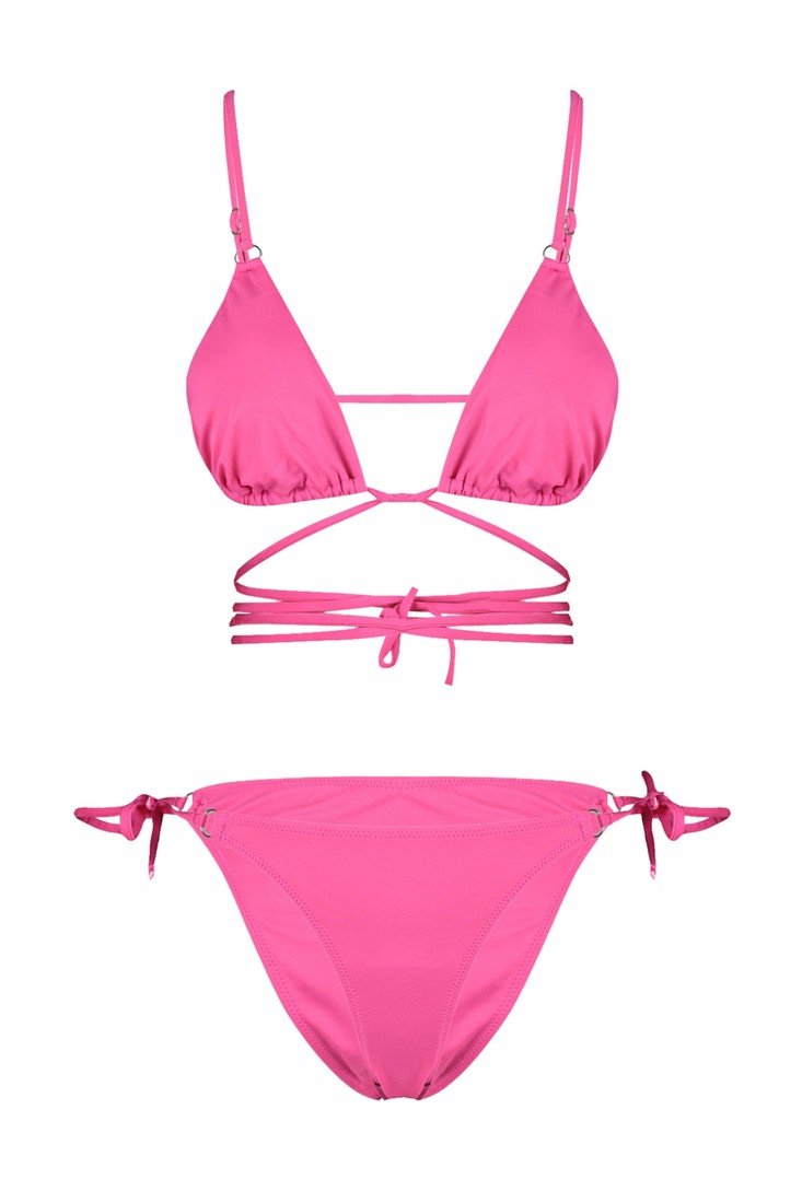 Trendyol Bikini Set - Pink - Plain