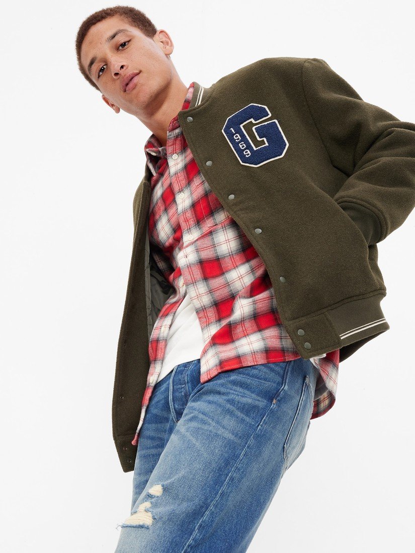 GAP Vlněný bomber - Pánské