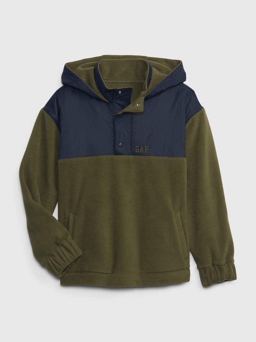 GAP Dětská mikina polar fleece - Kluci