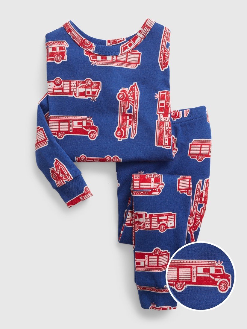 GAP Dětské pyžamo z organické bavlny - Kluci