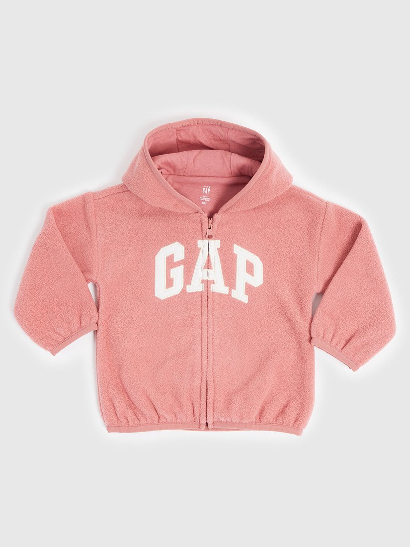 GAP Baby fleece mikina s logem - Holky