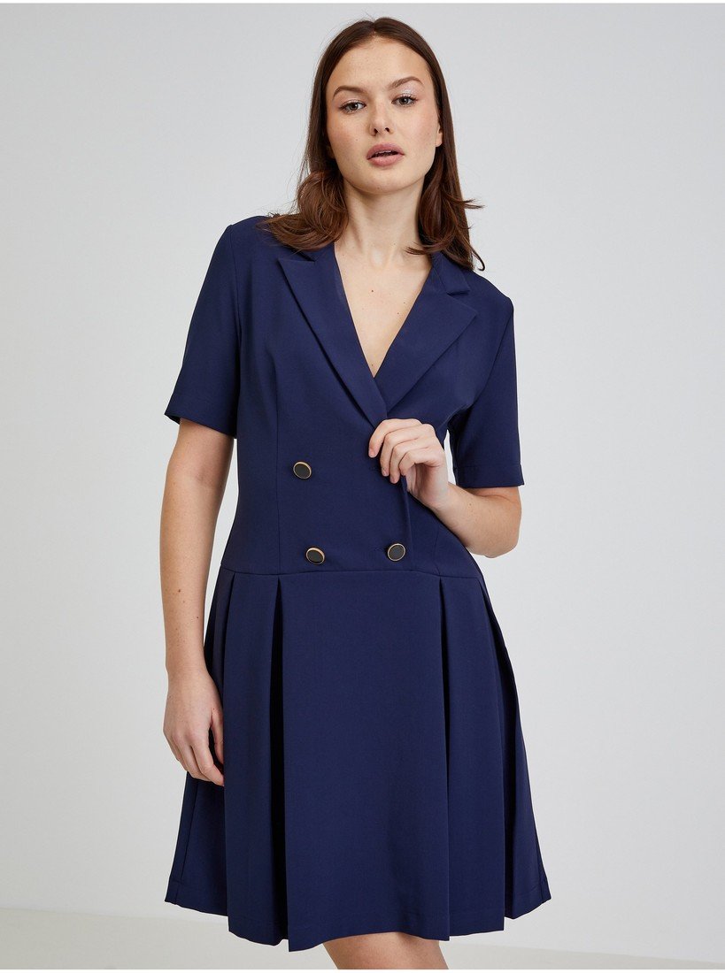 Tmavě modré dámské šaty ORSAY - Dámské