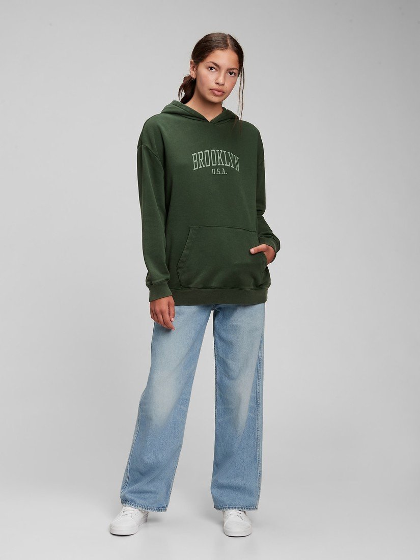 GAP Mikina teen Brooklyn oversized - Holky