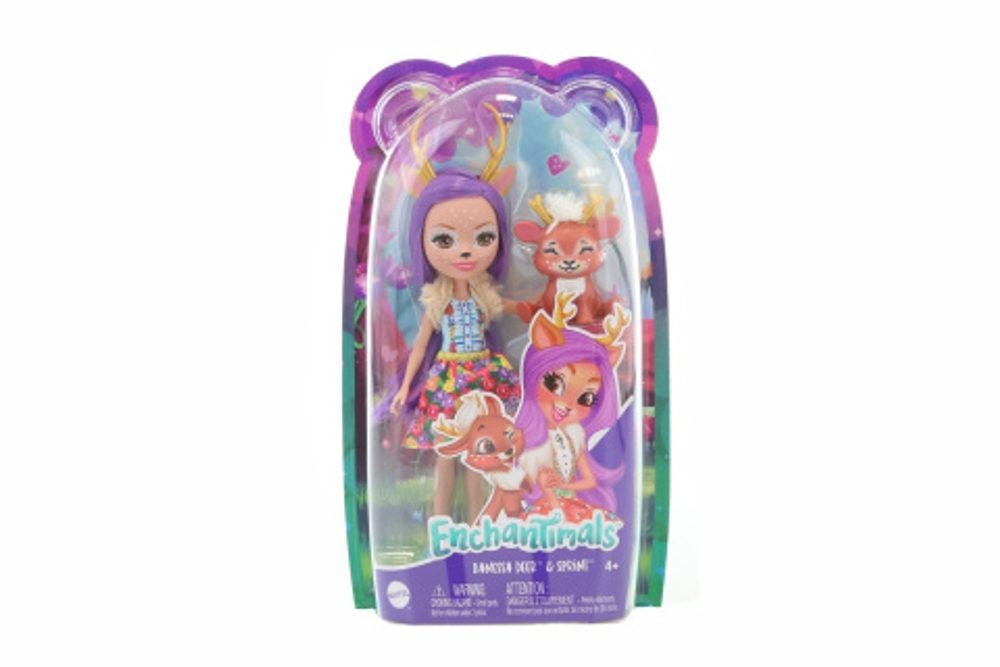 Mattel Enchantimals panenka se zvířátkem - Danessa Jelínková a Sprint DVH87