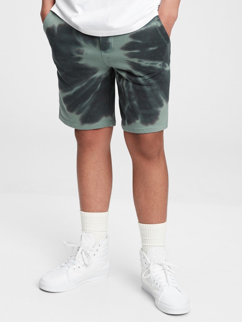 GAP Dětské kraťasy shorts tie-dye - Kluci