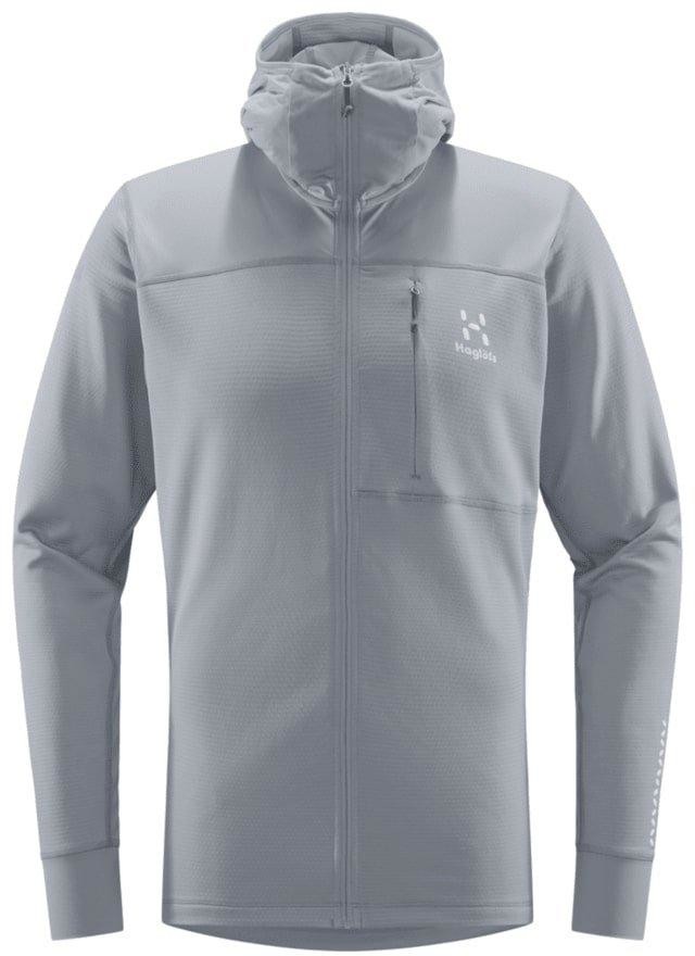 Haglöfs Mikina L.I.M Mid Multi Hood pánská šedá M