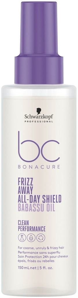 Schwarzkopf Professional Ochranný sprej pro nepoddajné a krepaté vlasy Bonacure Clean Frizz Away (All-Day Shield) 150 ml
