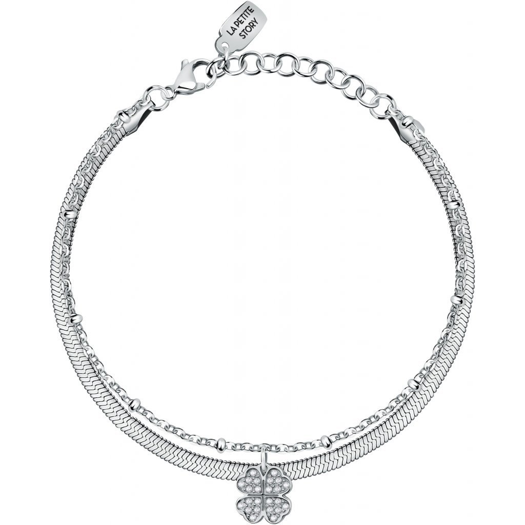 La Petite Story Dvojitý ocelový náramek pro štěstí Friendship LPS05ARR87