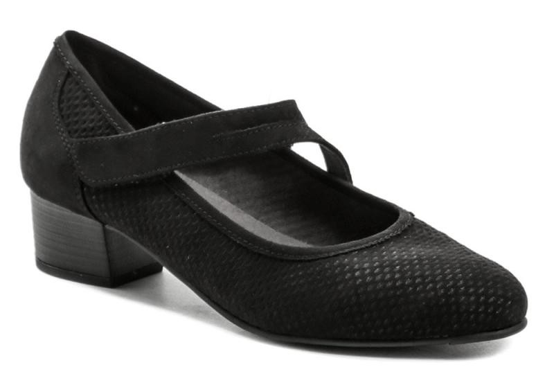 Jana 8-24363-20 černá dámská letní obuv šíře H