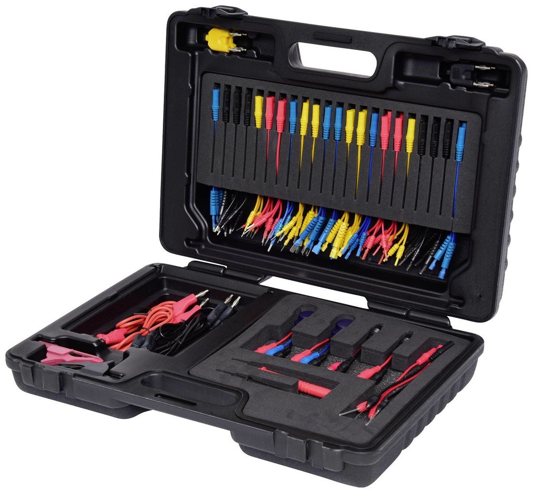 KS Tools 150.0950 12/24V Master diagnostika.Sada testovacích a měřicích kabelů, 92 ks
