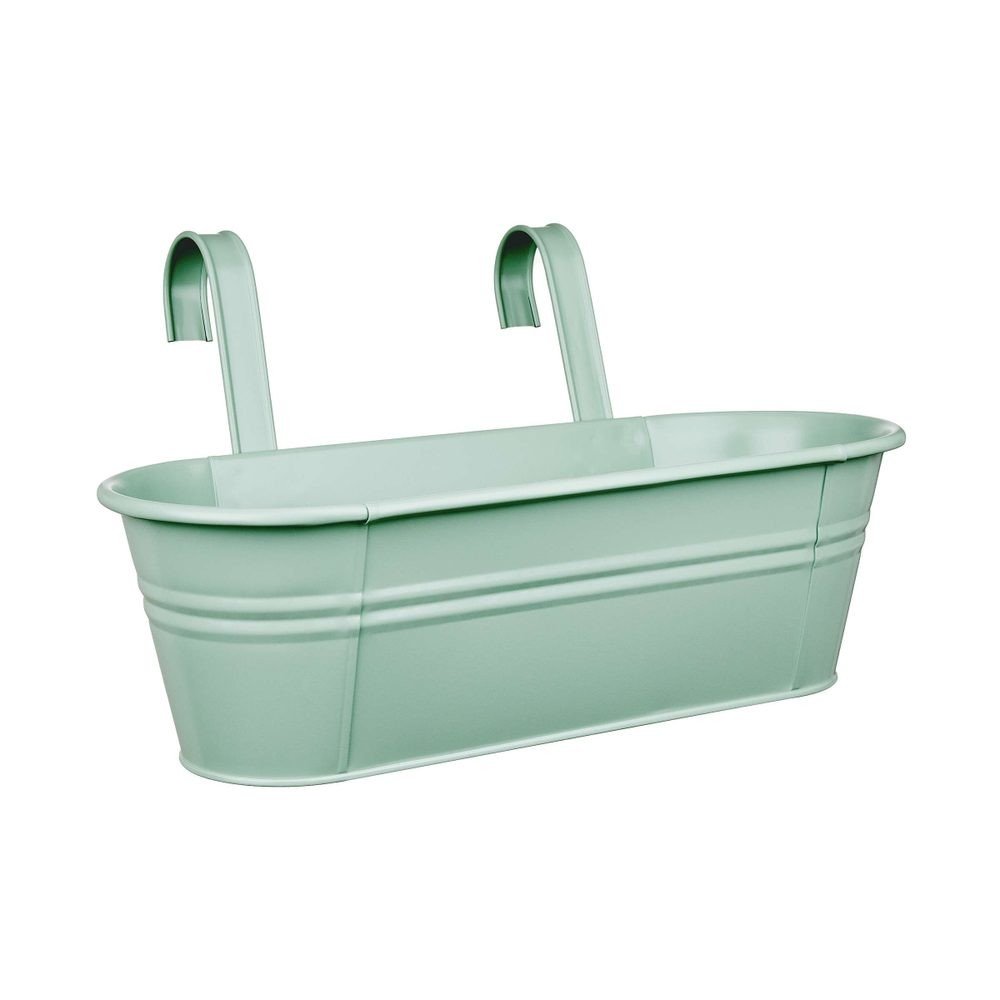 ZINC Truhlík k zavěšení 50 cm - sv. zelená