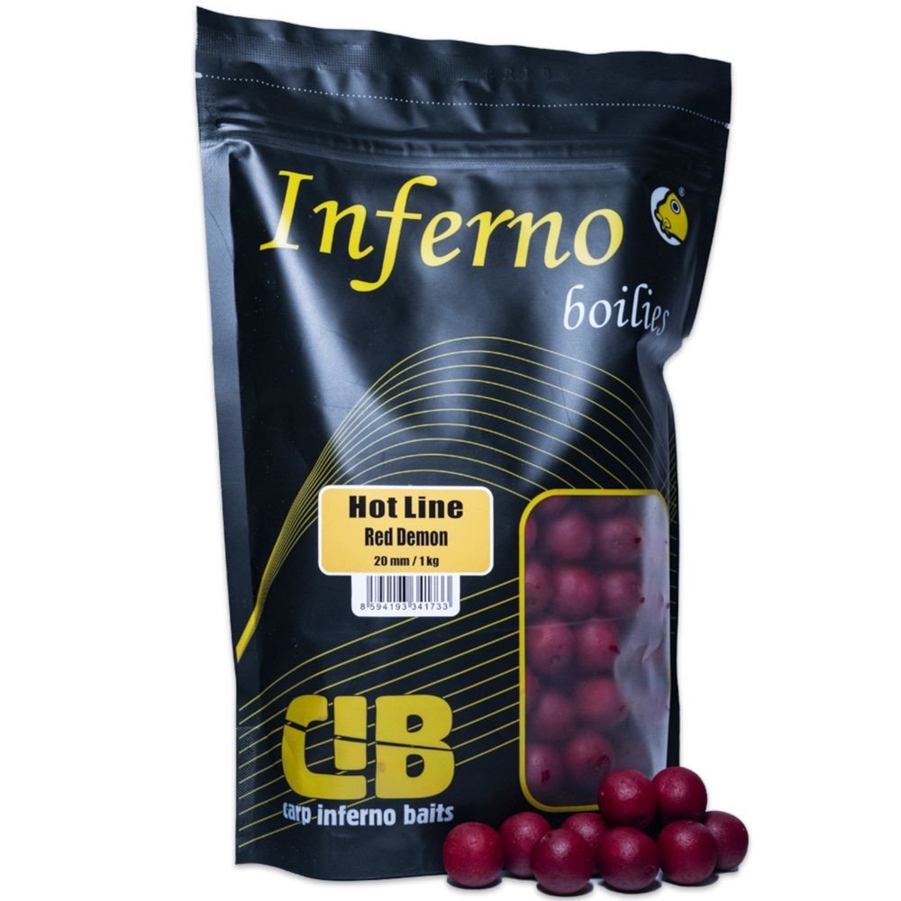 Carp Inferno Boilies Hot Line Red Demon - 20 mm 1 kg