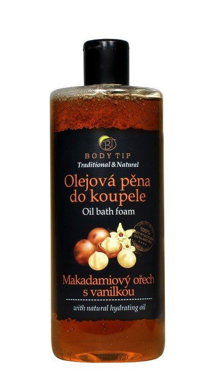 Vivaco Olejová pěna do koupele Makadamiový ořech s vanilkou BODY TIP 500 ml
