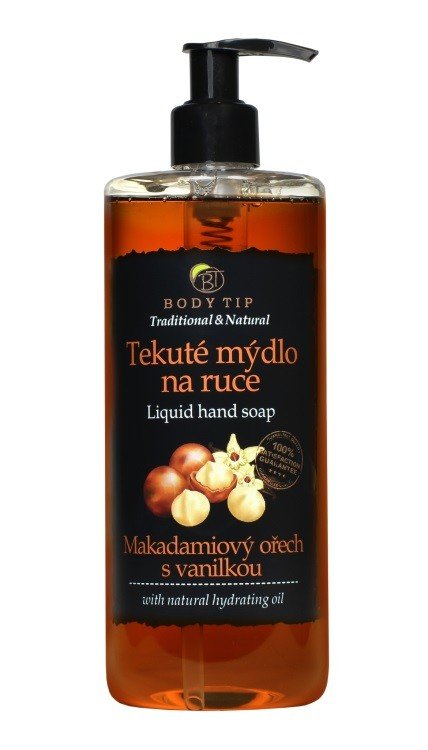 Vivaco Tekuté mýdlo na ruce Makadamiový ořech s vanilkou BODY TIP 500 ml