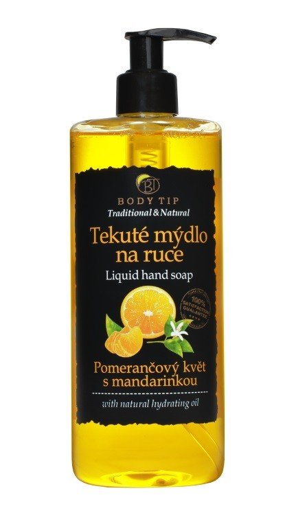 Vivaco Tekuté mýdlo na ruce Pomerančový květ s mandarinkou BODY TIP 500 ml