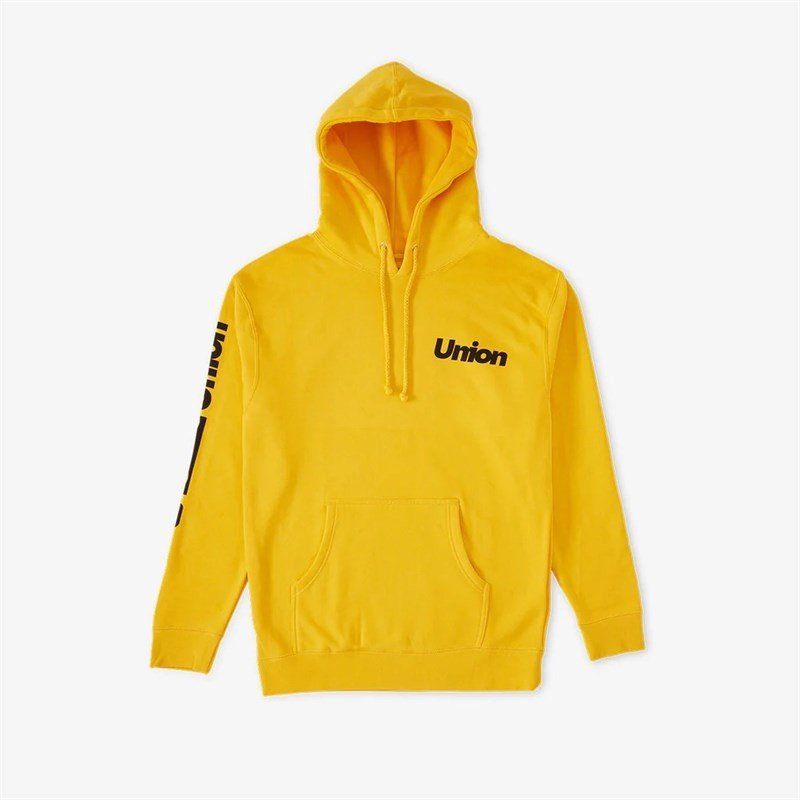 mikina UNION - Global Hoodie Yellow (YELLOW) velikost: L