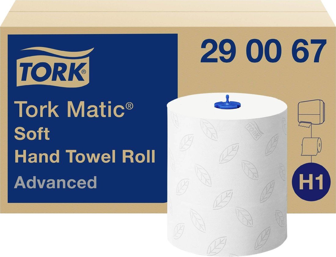 TORK Měkká utěrka na kolečkách matic®, bílá, H1 290067