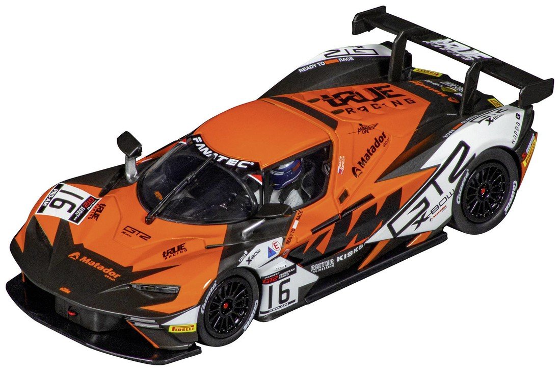 Carrera 20027688 Evolution auto KTM X-BOW GT2 „True Racing“, č. 16