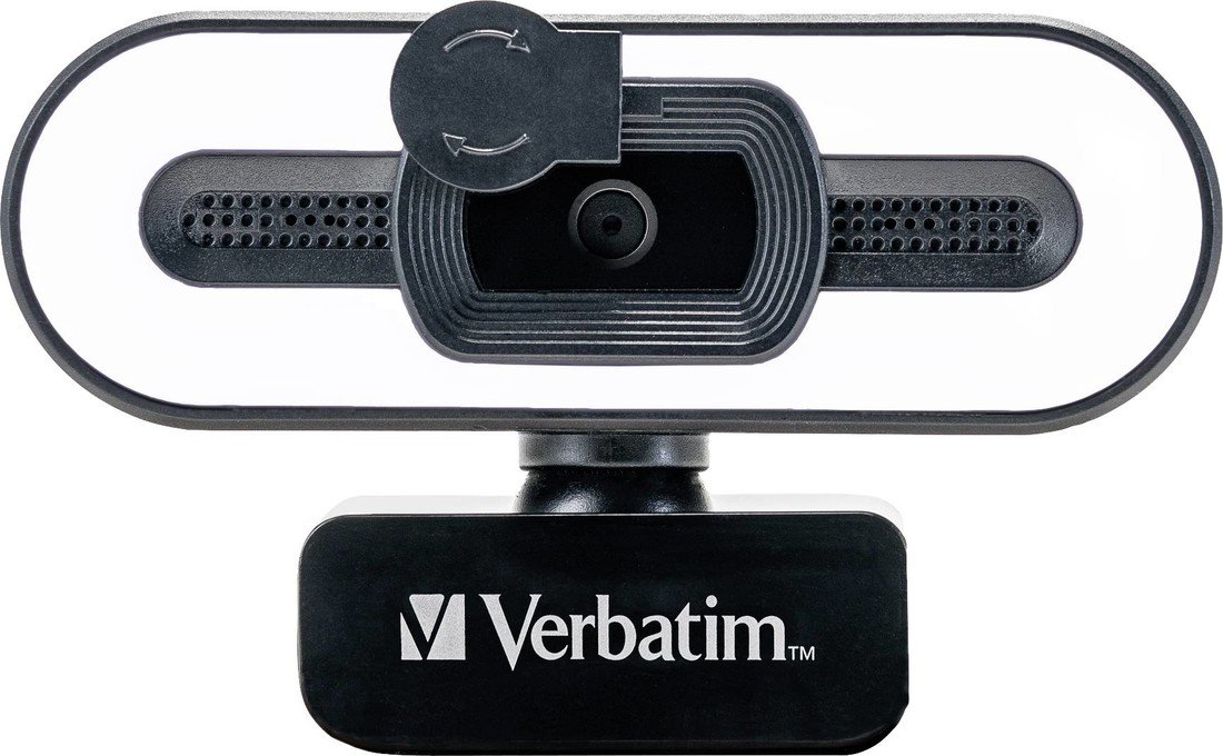 Verbatim AWC-02 Full HD webkamera 2560 x 1440 Pixel, 1920 x 1080 Pixel upínací uchycení, stojánek
