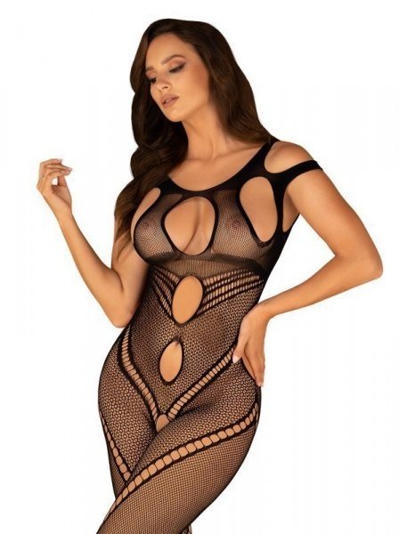 Obsessive G322 Bodystocking S/M/L černá