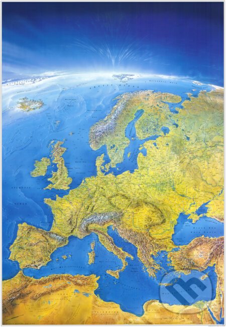 Panoramatická mapa Európy - TATRAPLAN