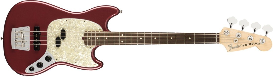 Fender American Performer Mustang Bass RW AUB