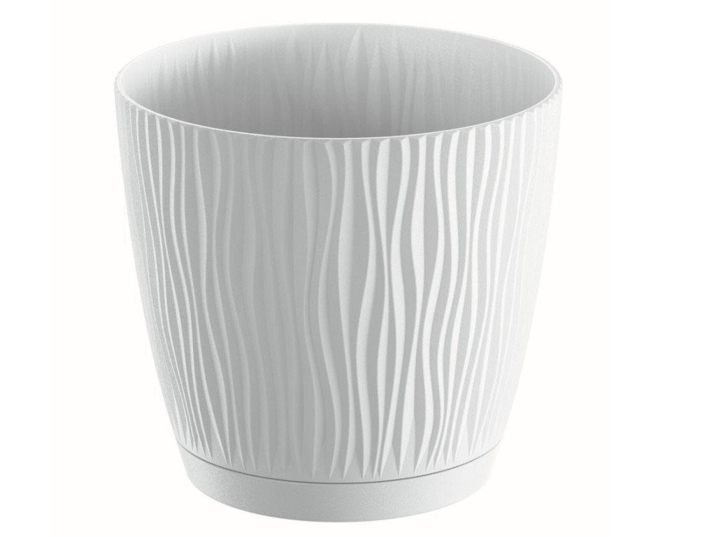 PROHOME - Květináč SANDY P 14,9cm bílý