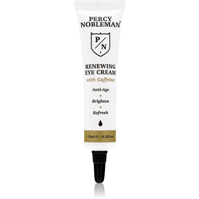 Percy Nobleman Renewing Eye Cream Anti-Age oční krém s kofeinem 15 ml