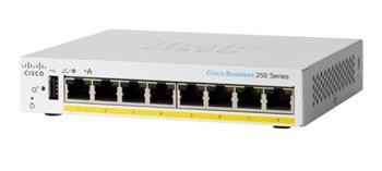 Cisco CBS250-8PP-D-EU, 8xGbE RJ45, 45W, PoE