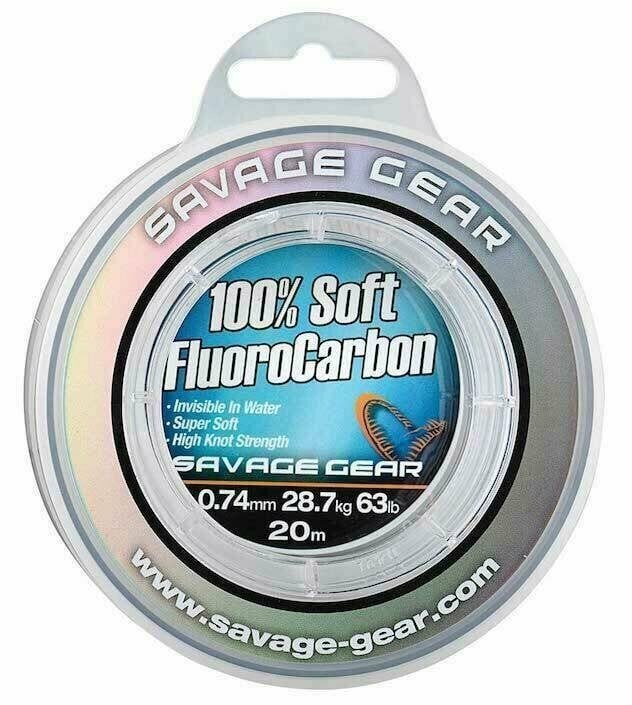 Savage Gear Soft Fluoro Carbon Transparentní 1,00 mm 50,5 kg 15 m