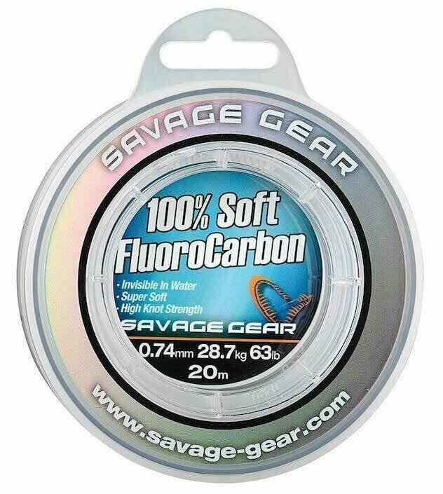 Savage Gear Soft Fluoro Carbon Transparentní 0,46 mm 12,3 kg 35 m